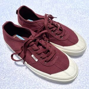 VANS Ultra Cush Lite Canvas Burgundy/White Sneakers